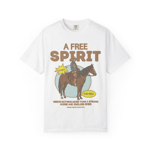A Free Spirit Horse T-Shirt — Vintage Cowboy Western Graphic Tee