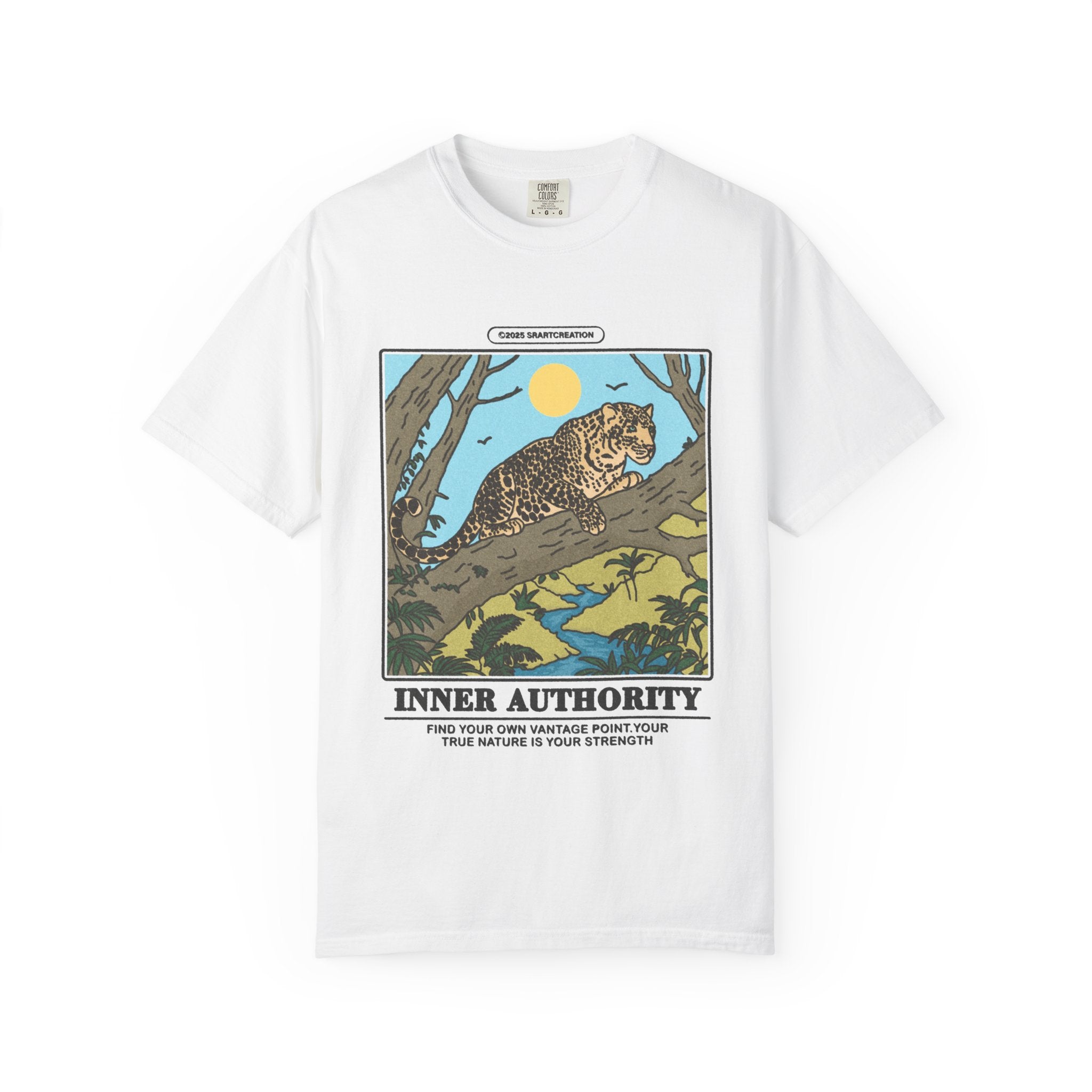 Inner Authority T-Shirt — Leopard Nature Graphic Tee
