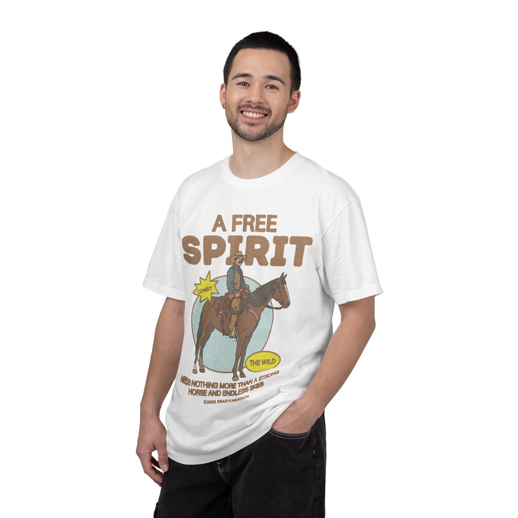 A Free Spirit Horse T-Shirt — Vintage Cowboy Western Graphic Tee