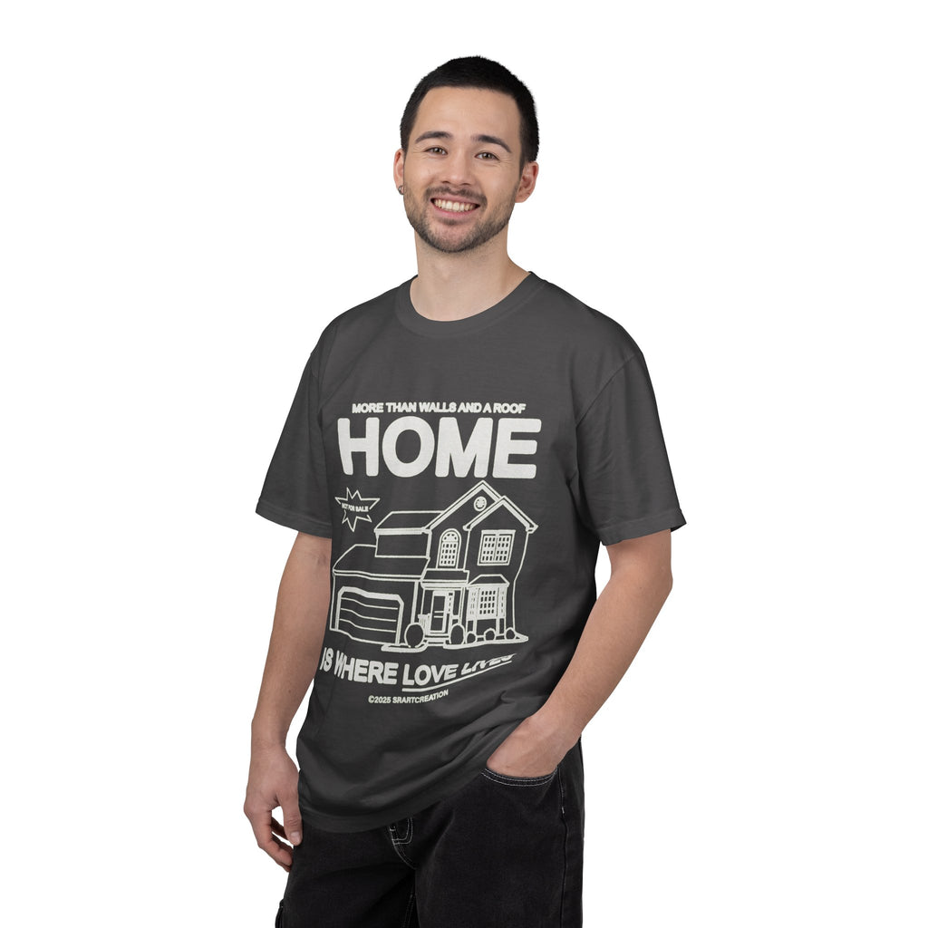 Home Is Where Love Lives T-Shirt — Cozy Family Home Graphic Tee