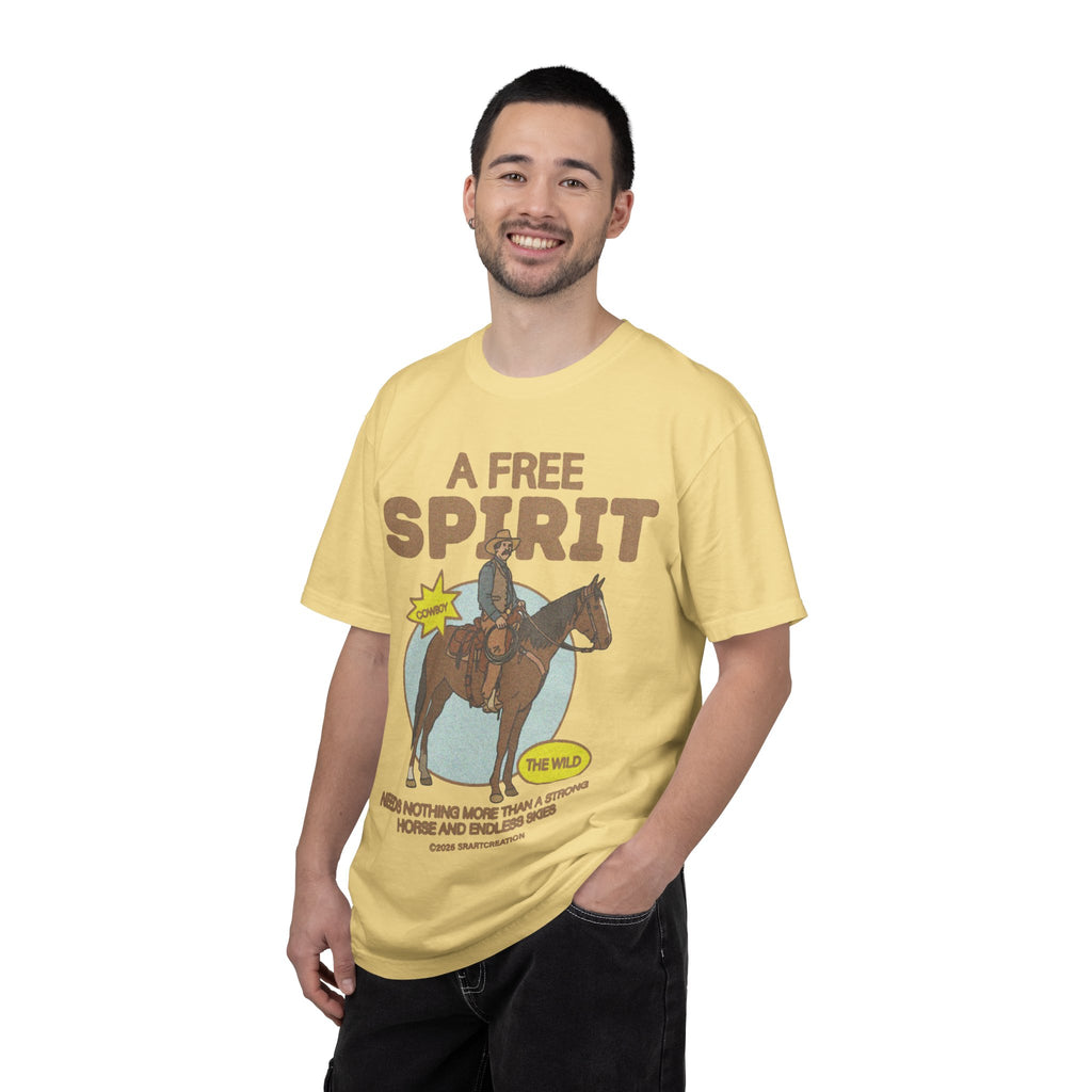 A Free Spirit Horse T-Shirt — Vintage Cowboy Western Graphic Tee