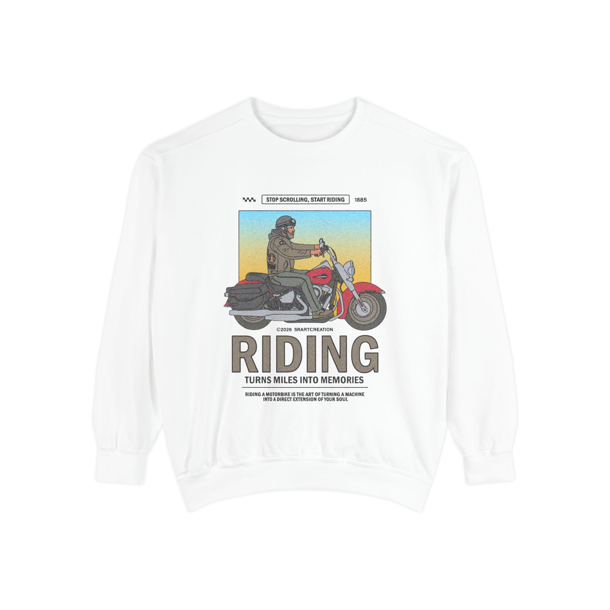 Unisex Garment-Dyed Sweatshirt