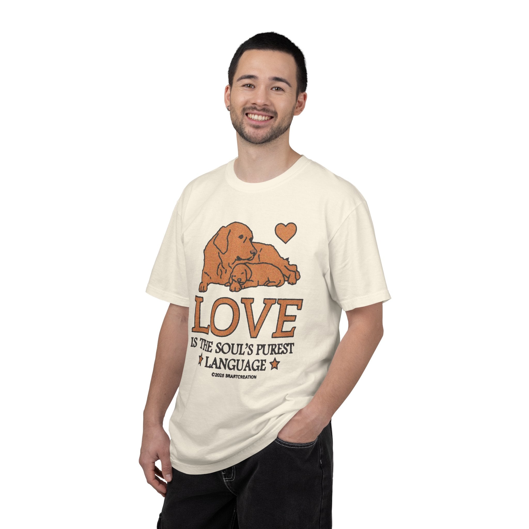 Love Is the Soul’s Purest Language T-Shirt — Dog Mom Lover Tee