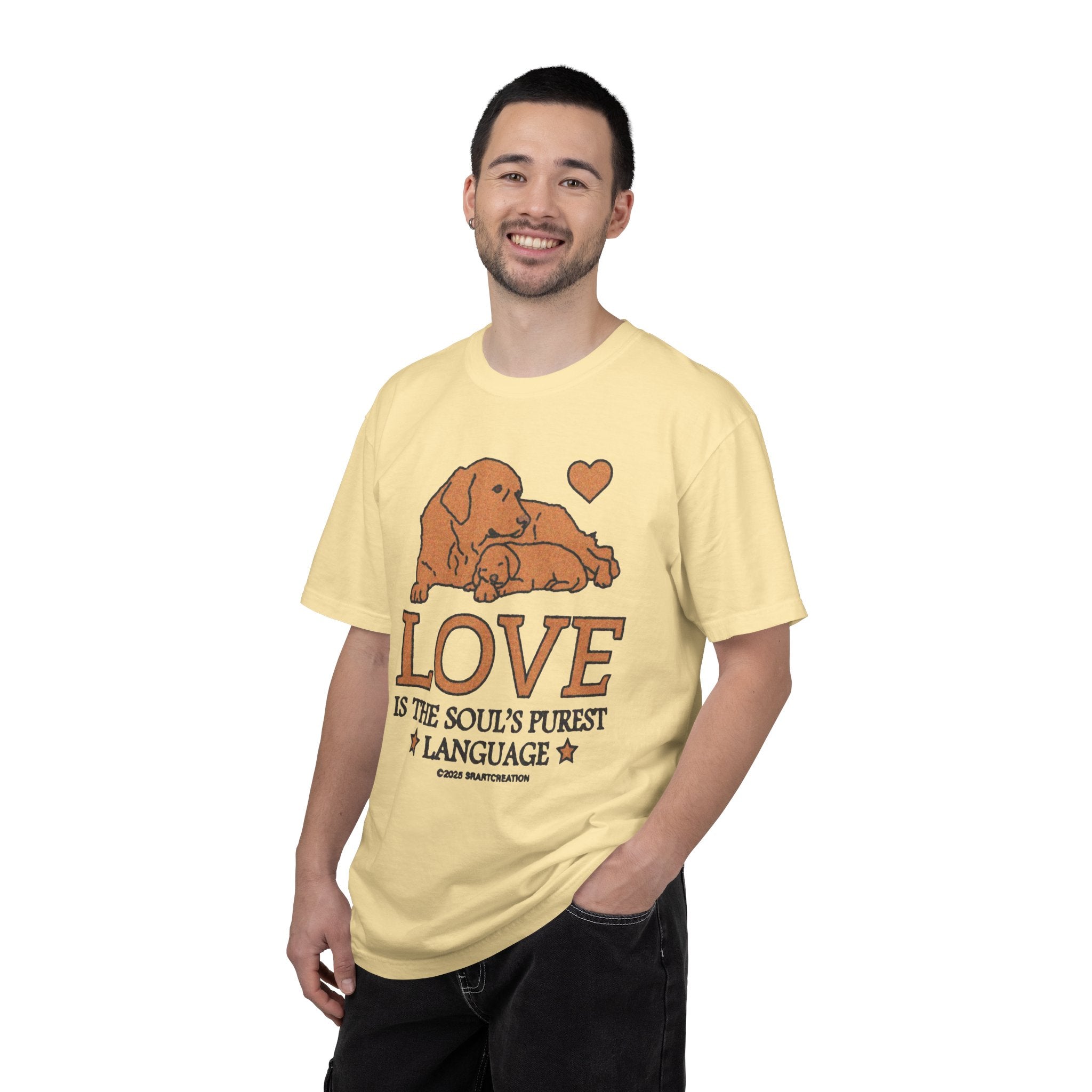 Love Is the Soul’s Purest Language T-Shirt — Dog Mom Lover Tee